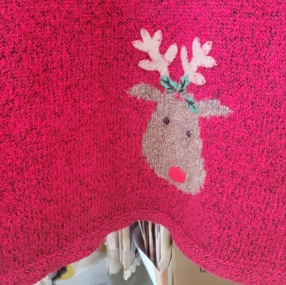 Vintage Northen Isle Signature Rudolph Red Christmas Sweater - Size Medium - Picture 5 of 7